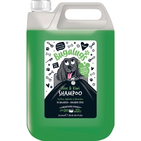Bugalugs Scooting Aloe&Kiwi Dog Shampoo Jerry Can 5 L