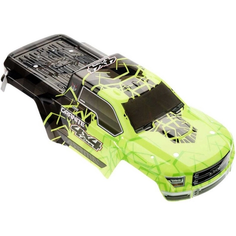 Granite Mega 4x4 Painted & Decaled Body Green/Black (AR402253)