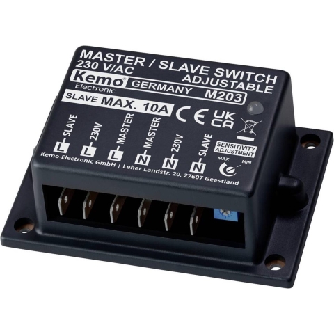 Kemo M203 Master/slave schakelaar Module 230 V/AC