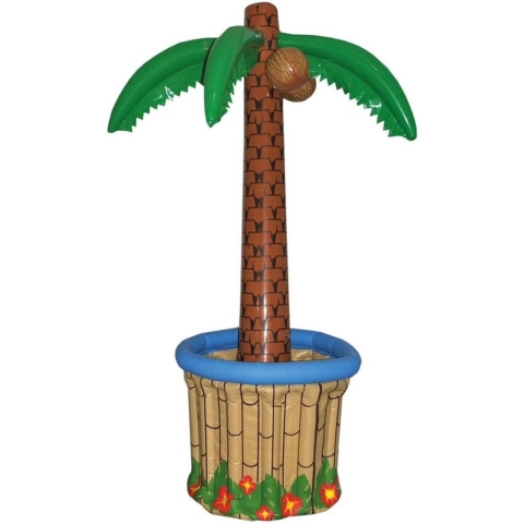 Opblaasbare palmboom koeler - 1,60 meter - Tropische Hawaii thema drankkoeler -