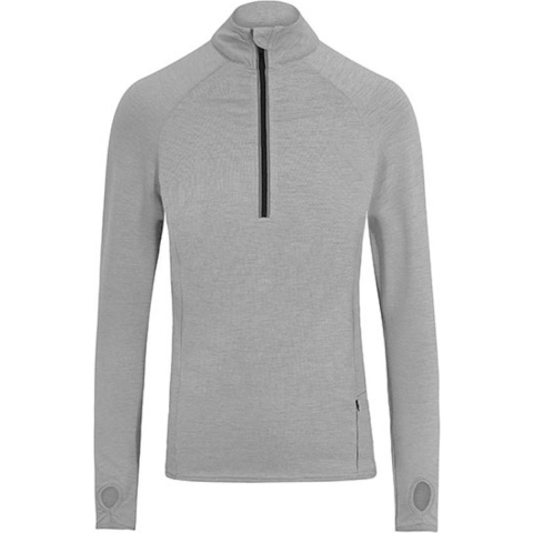 Just Cool JC030 Cool-Flex 1/2 Zip Top - Silver Grey - L