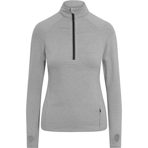 Just Cool JC035 Women´s Cool-Flex 1/2 Zip Top - Silver Grey - M
