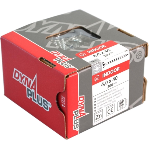 Dynaplus spaanplaatschroef verzinkt PK PZ 6.0x120/70 - Eurofix