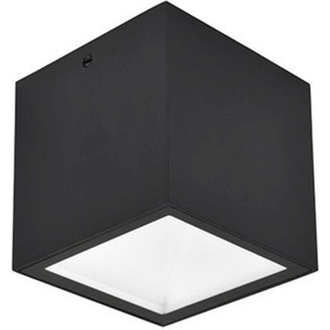 Lutec 6389102012 GEMINI Buitenplafondlamp LED LED 7.00 W Zwart (mat)