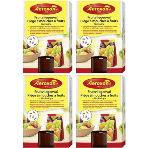 4x Aeroxon fruitvliegjesvallen 40 ml -