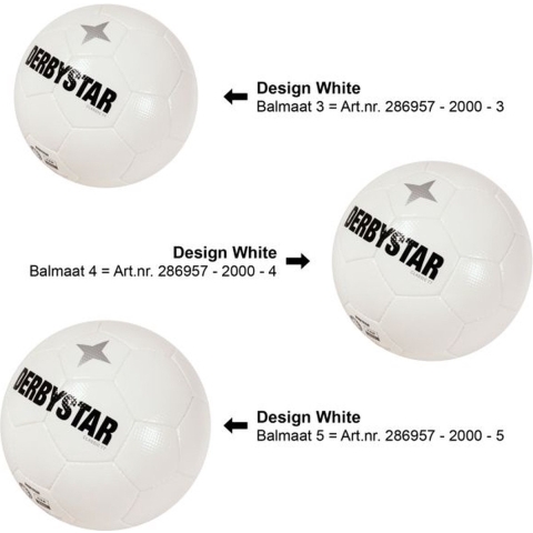 Derbystar 286957 Classic TT II - White - 3