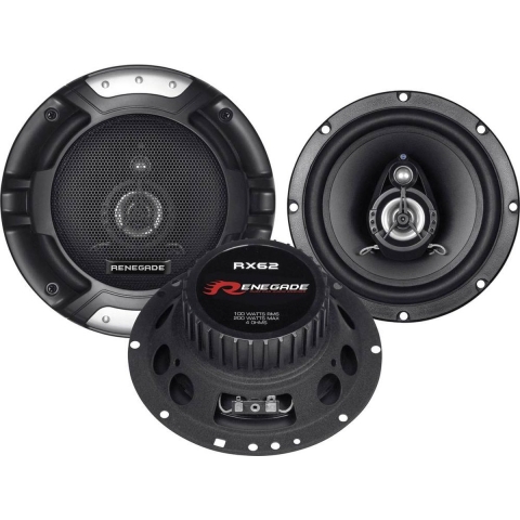 Renegade RX62 2-weg coaxiale inbouwluidspreker 200 W Inhoud: 1 paar