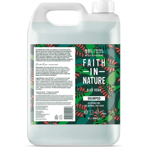 Faith in Nature Aloë Vera Shampoo Navulverpakking