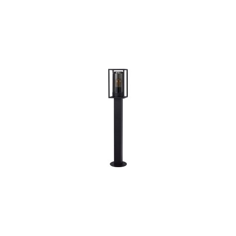 Enzo Paallamp | Griffin E27 zwart smokey IP44 80cm - 4800836