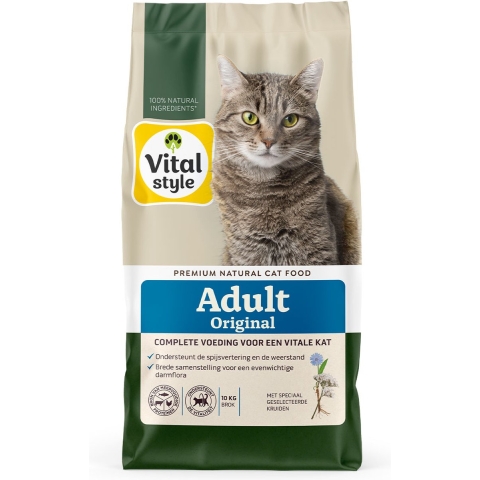 VITALstyle Adult Original Kattenvoer 10 kg