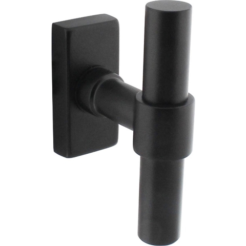 Intersteel | Raamkruk T-vorm | Rechthoek | Zwart