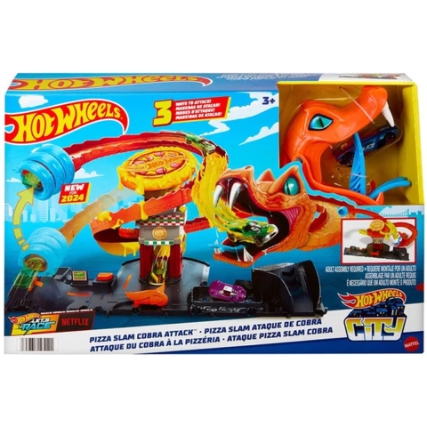 Hot Wheels City Pizza Slam Cobra Attack