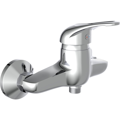 Schutte CALVINO ééngreepsmengkraan douche | chroom 
 - 35240 35240