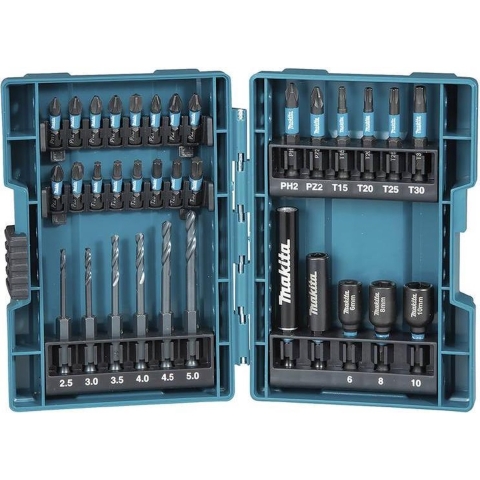 Makita Accessoires Bit/boorset 33-delig - B-66896 - B-66896