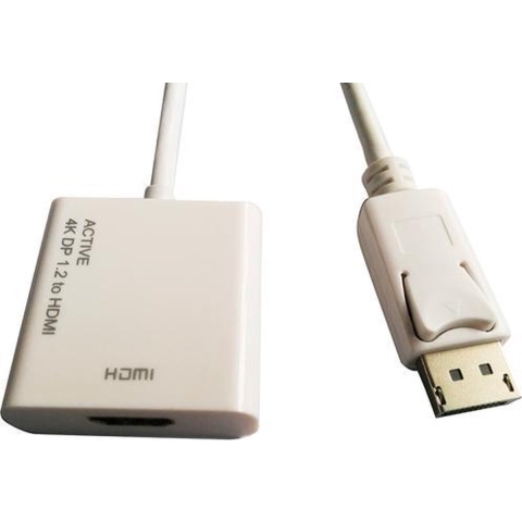 ROLINE 4K DisplayPort/HDMI Adapter, v1.2, DP Male - HDMI Female, Actief