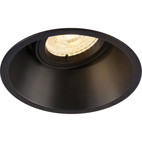 SLV 113140 Horn-T Inbouwlamp LED GU10 50 W Zwart (mat)