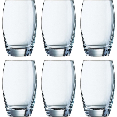 12x Stuks waterglazen/sapglazen Salto 350 ml -