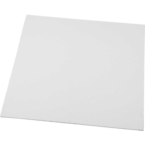 20x Canvas schilderijen maken dun doek/paneel 30 x 30 cm -