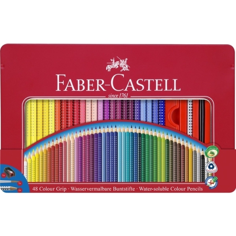 Faber Castell FC-112448 Kleurpotlood GRIP Set A 48 Stuks