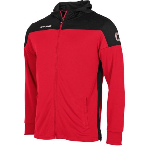 Stanno 408014K Pride Full Zip Hooded Kids - Red-Black - 152