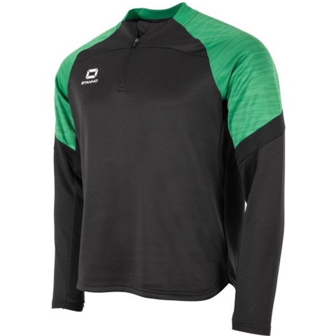 Stanno 408038K Bolt Quarter Zip Top Kids - Black-Green - 140