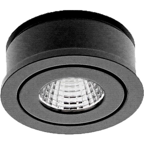 Klemko Verona COB LED-module warm wit 3000K 40gr ZWART - LED0811