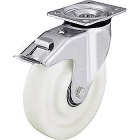 Blickle LK-SPO 125K-3-FI Zwenkwiel met rem Wieldiameter: 125 mm Draagvermogen (max.): 350 kg 1 stuk(s)