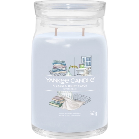 Yankee Candle Geurkaars Large Jar A Calm&Quiet Place Signature 567 gr