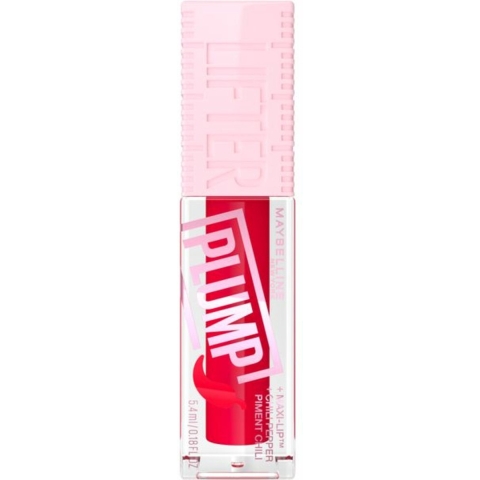 3x Maybelline Lifter Plump Lipgloss 004 Red Flag 5,4 ml