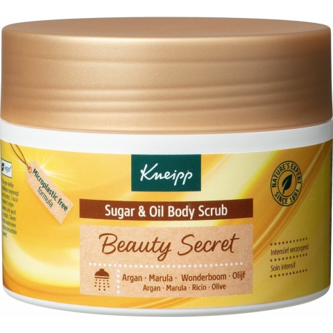 4x Kneipp Sugar&Oil Body Scrub Beauty Secret 220 gr