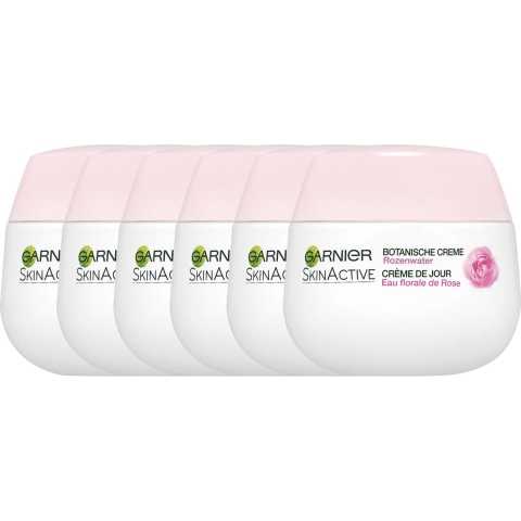 6x Garnier SkinActive Rozenwater Botanische Dagcrème 50 ml