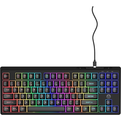 Qware Tkl Jacksonville Bedraad Gamingtoetsenbord Zwart