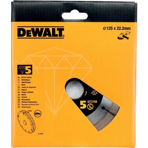 DeWalt Accessoires Diamantvoegenfrees EXTREME 125mm - DT3758-QZ