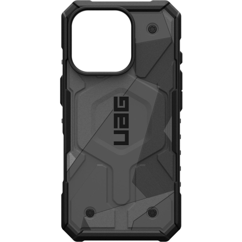 Urban Armor Gear Pathfinder SE MagSafe Case Backcover Apple iPhone 16 Pro Camouflage grijs MagSafe compatible