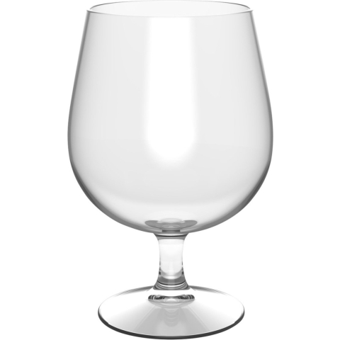6x Speciaalbierglazen transparant 52 cl/520 ml van onbreekbaar kunststof -