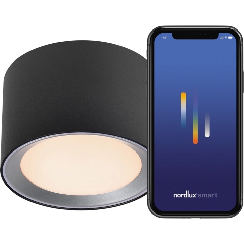 Nordlux 2110840103 Landon Smart LED-plafondlamp LED LED Zwart