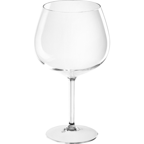 6x Gin tonic ballon glazen transparant 860 ml van onbreekbaar kunststof -