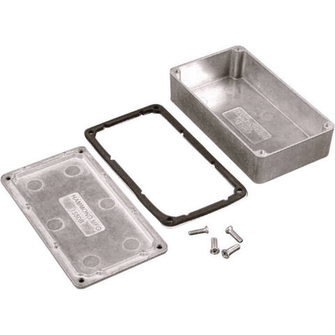 Hammond Electronics 1550WJ Universele behuizing Aluminium Aluminium 1 stuk(s)