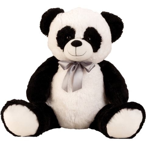 Panda beer knuffel van zachte pluche - 55 cm zittend/80 cm staand -