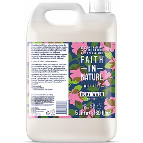 Faith In Nature Wildrose Bodywash