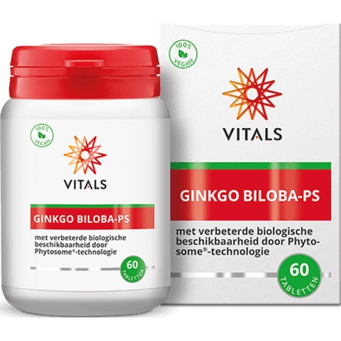 Vitals Ginkgo Biloba Ps 480 mg 60 tabletten