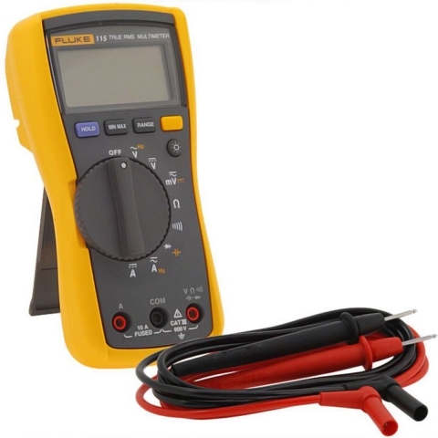 Fluke 115 Multimeter Digitaal CAT III 600 V Weergave (counts): 6000