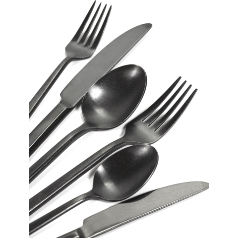 Serax Pure By Pascale Naessens Bestekset Black 24 Stuks