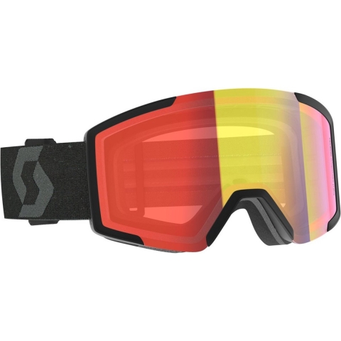 Scott Shield Light Sensitive skibril zwart/rood