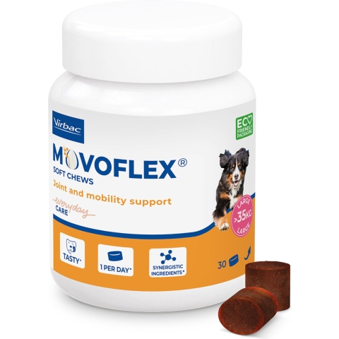 Virbac Movoflex Bouchées Chien Large>35 kg | 30 pièces