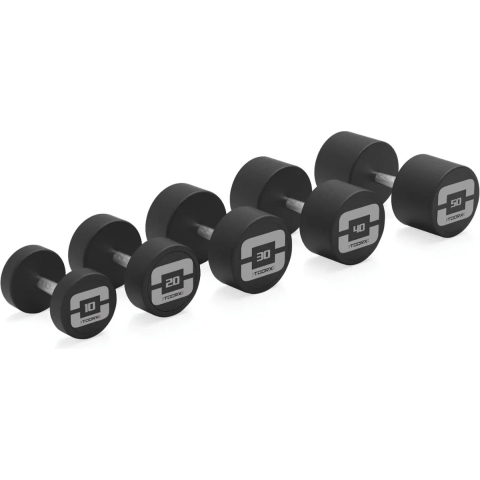 Toorx Professional MGP PRO Ronde Dumbbell - Rubber - per stuk - 46 kg