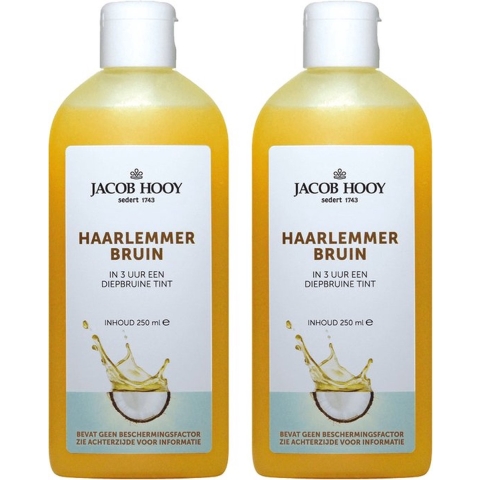 2x Jacob Hooy Haarlemmerbruin 250 ml