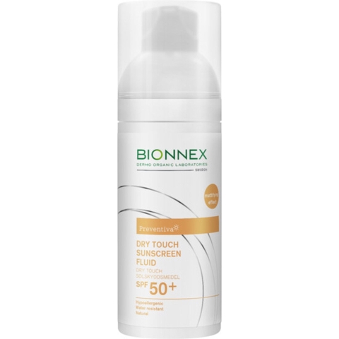2x Bionnex Preventia Dry Touch Zonnebrand Fluide SPF 50+ 50 ml