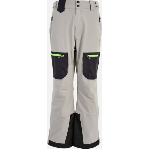 WATTS Jib skibroek lichtgrijs/groen heren, XL