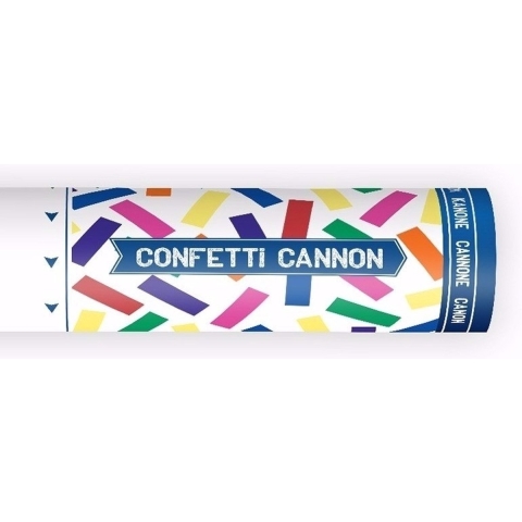 10x Confetti kanon kleuren mix 20 cm -